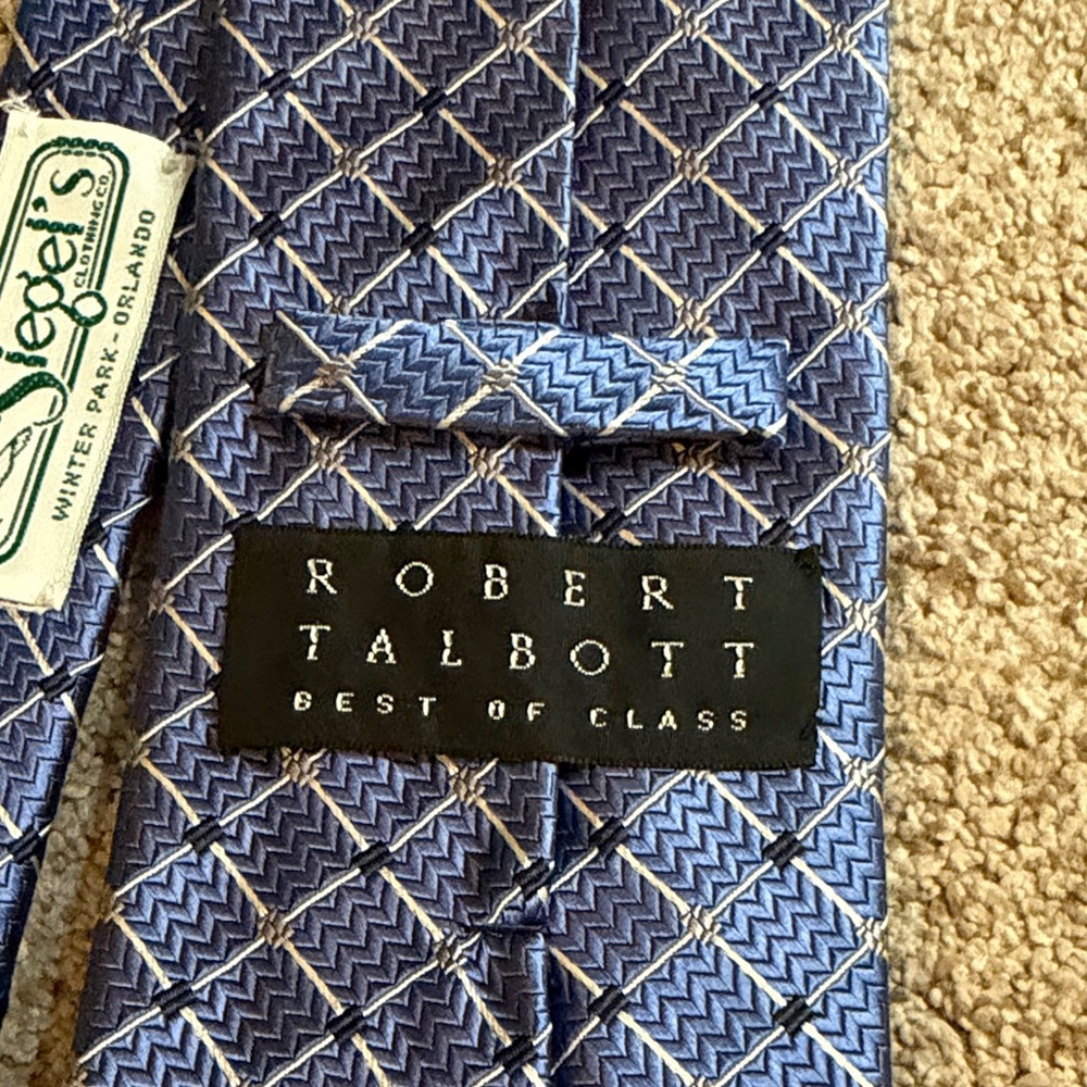 Robert Talbott Blue Patterned Tie - image 4